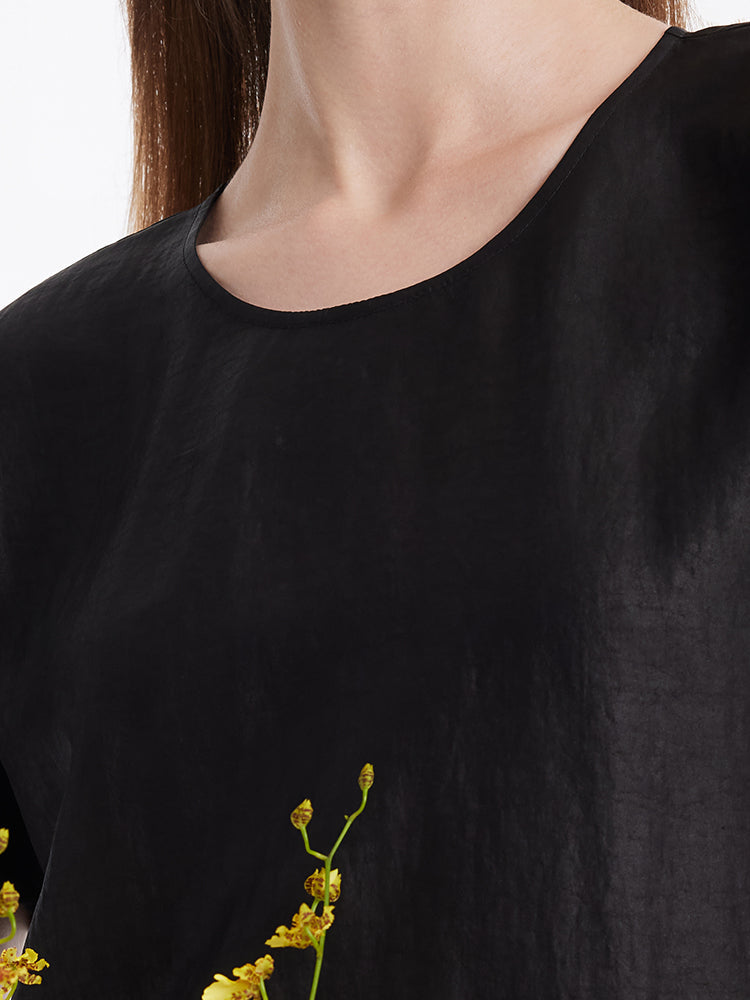 16 Momme Xiang Yun Silk Women Midi Dress