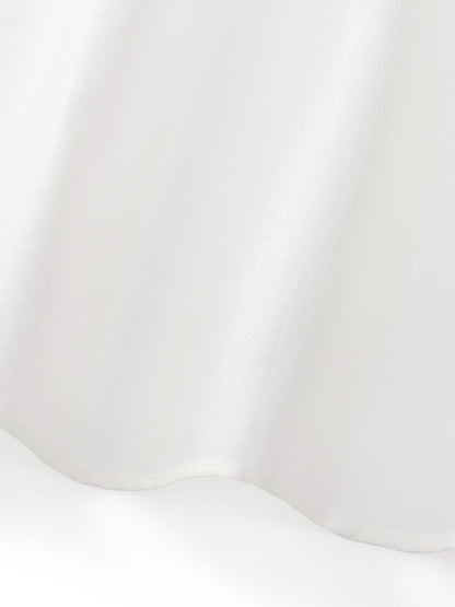 Tencel Blend 3/4 Sleeve Women H-Line Blouse