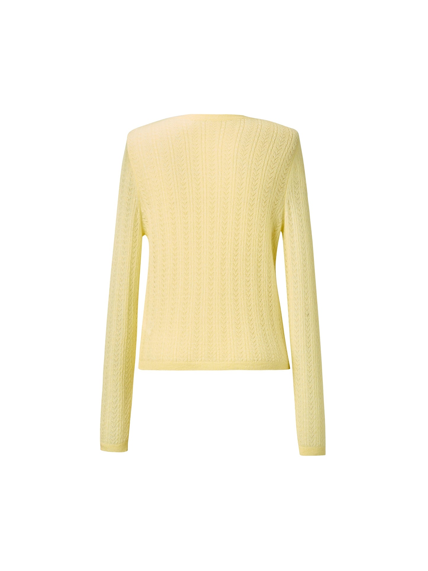 [Preview] Alpaca Wool Lyocell Blend Women Lightweight Cardigan