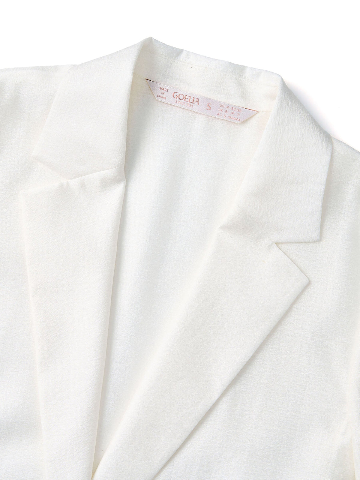 Tencel Acetate Blend 3/4 Sleeve Women Blazer