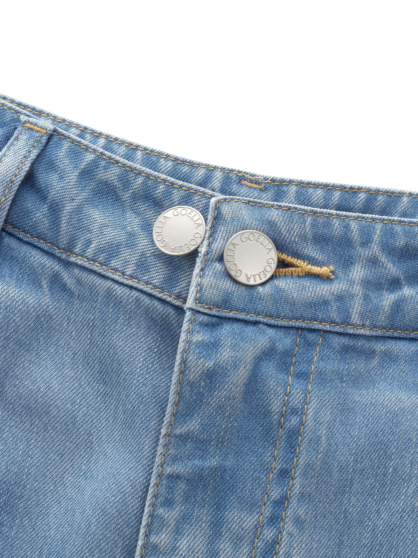 100% Lyocell Denim Women Straight Leg Jeans With Belt