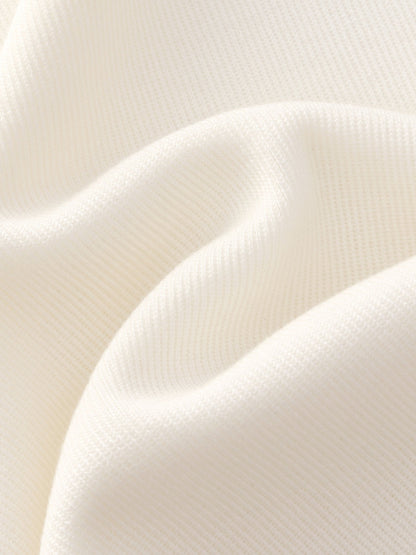 Triacetate Lyocell Blend Women Ribbon Knit Top
