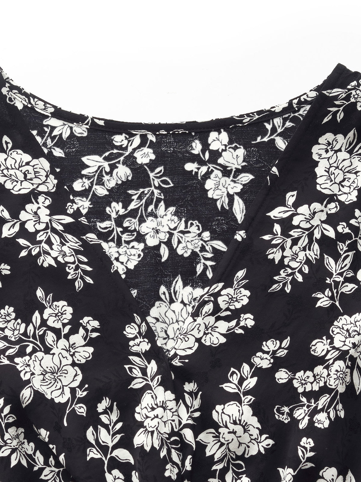 Floral Print Twist Front Women Midi Dress