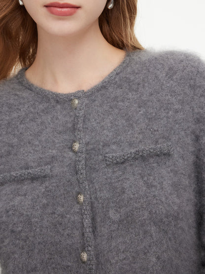 [Preview] 100% Brushed Cashmere Women Cardigan