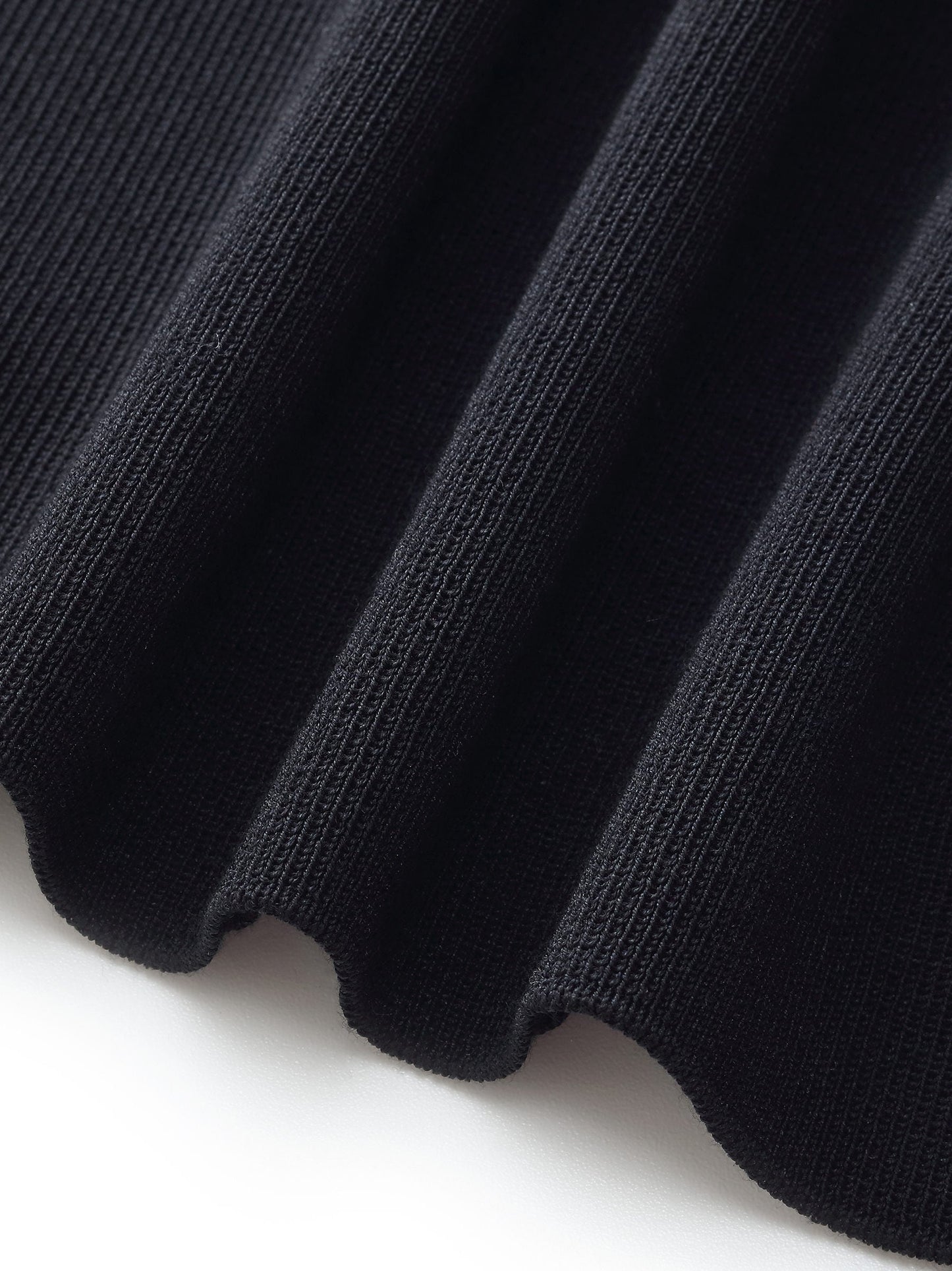 Tencel Acetate Blend Women Side Pleat Knit Top