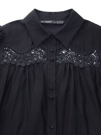 Tencel Blend Women Tiered Mini Dress With Ribbon