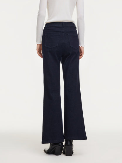 Denim Micro-Flared Women Jeans