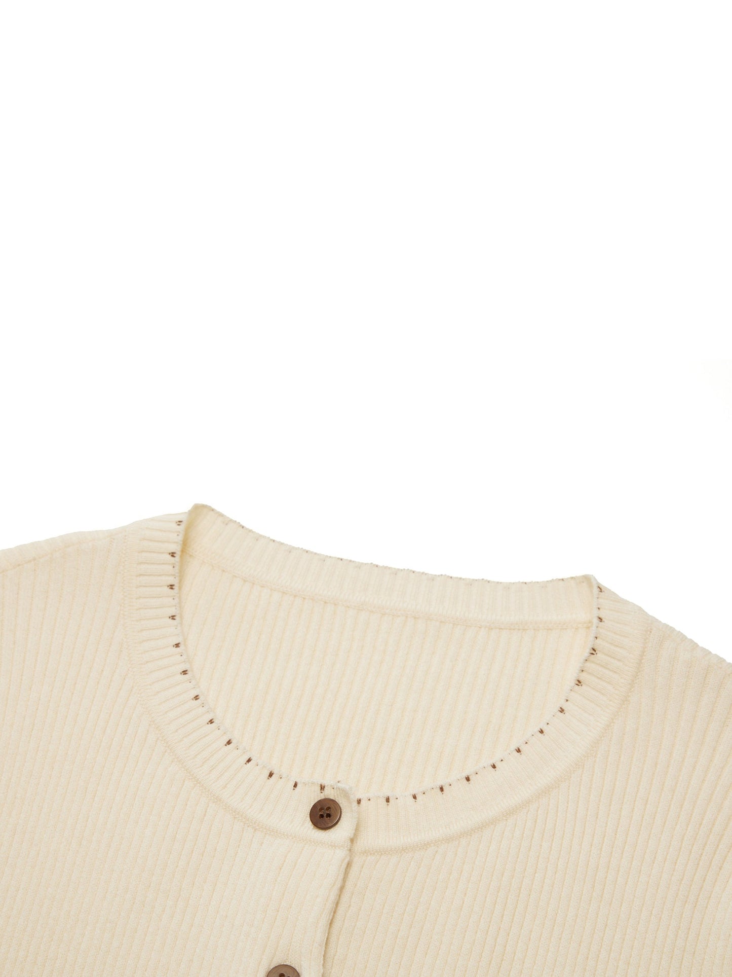 Tencel Wool Blend Cardigan And Tank Top And Skirt Three-Piece Set