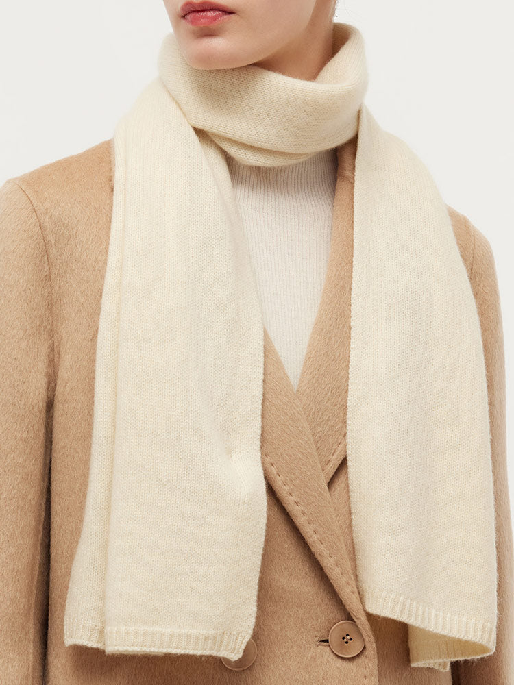 100% Cashmere Plain Scarf