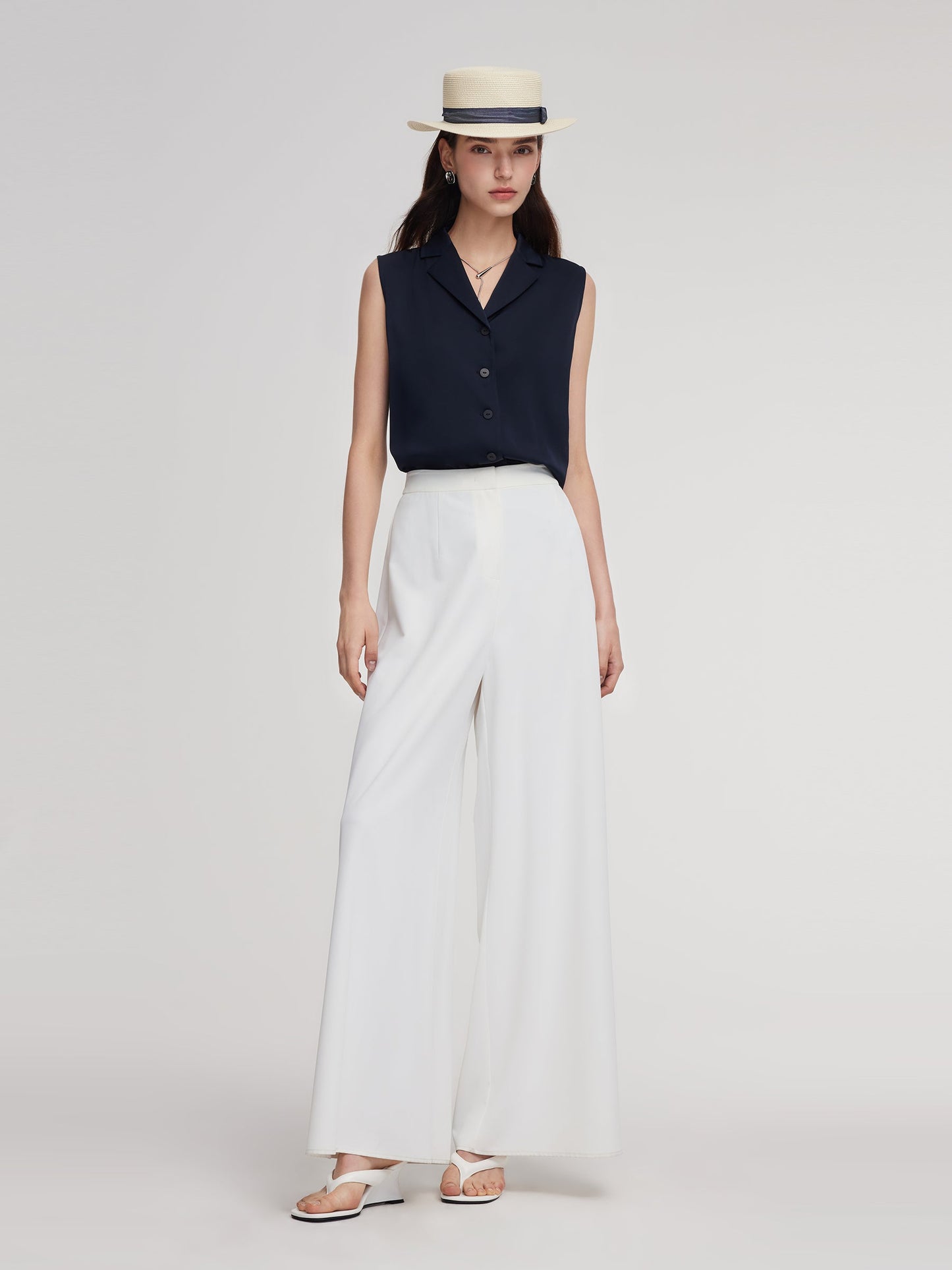 22MM Mulberry Silk Sleeveless Women Shirt