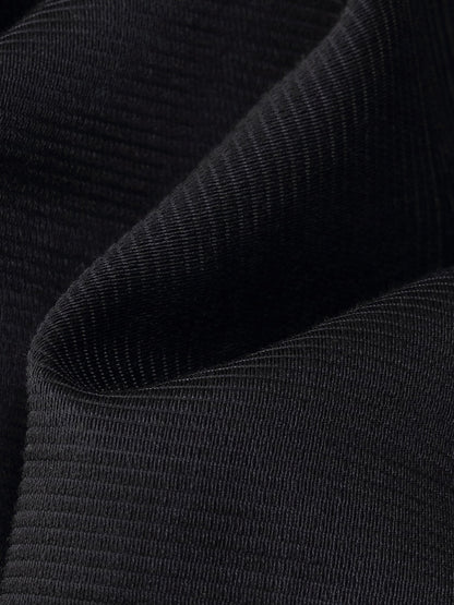 Tencel Blend Women Tiered Mini Dress With Ribbon
