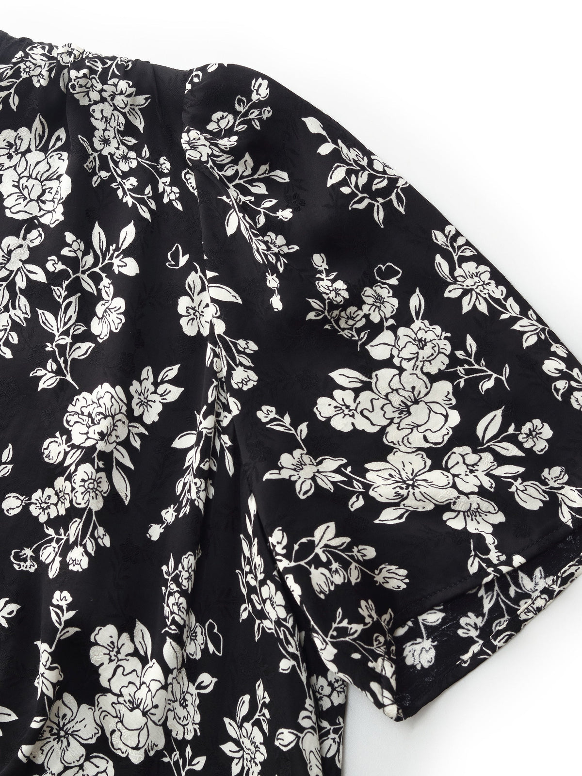Floral Print Twist Front Women Midi Dress