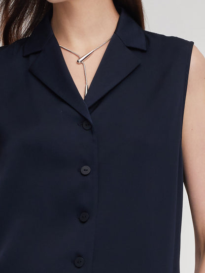 22MM Mulberry Silk Sleeveless Women Shirt