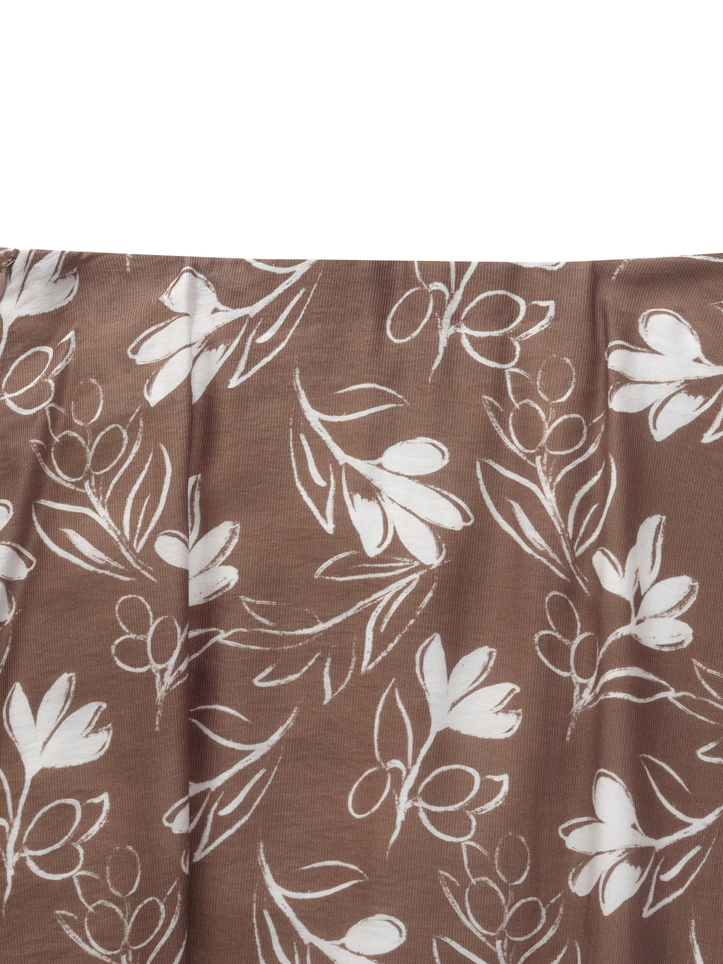 Tencel Blend Floral Print Women Skirt