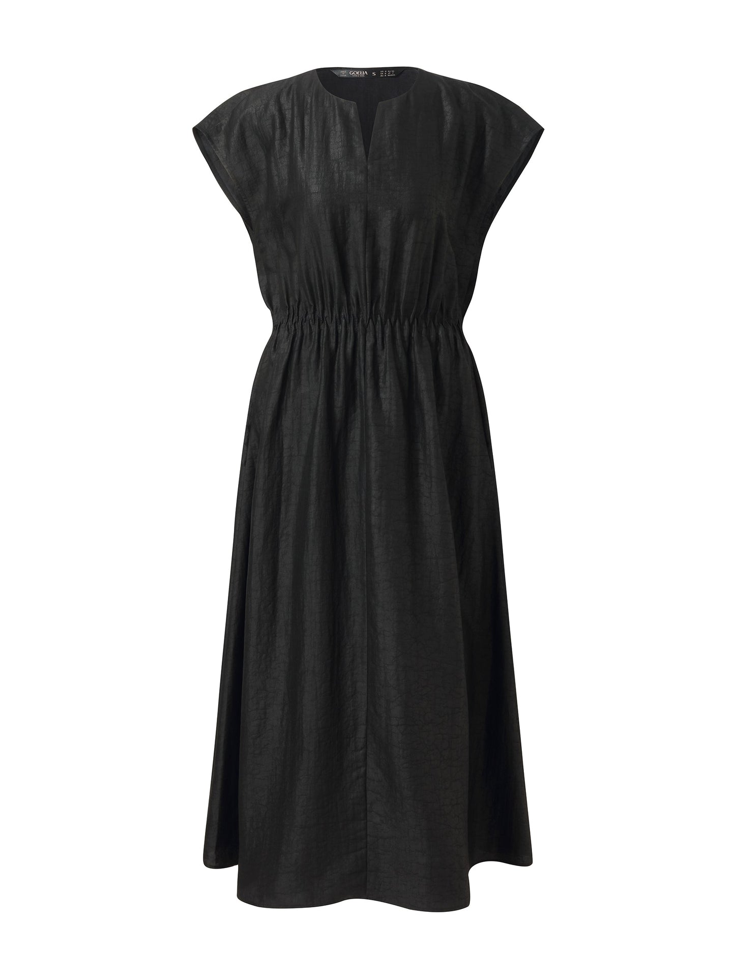 18MM Xiang Yun Silk Women Elastic Waist Maxi Dress
