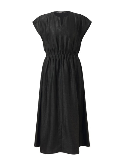 18MM Xiang Yun Silk Women Elastic Waist Maxi Dress