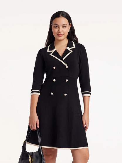 Tencel Blend Women Knit Mini Dress