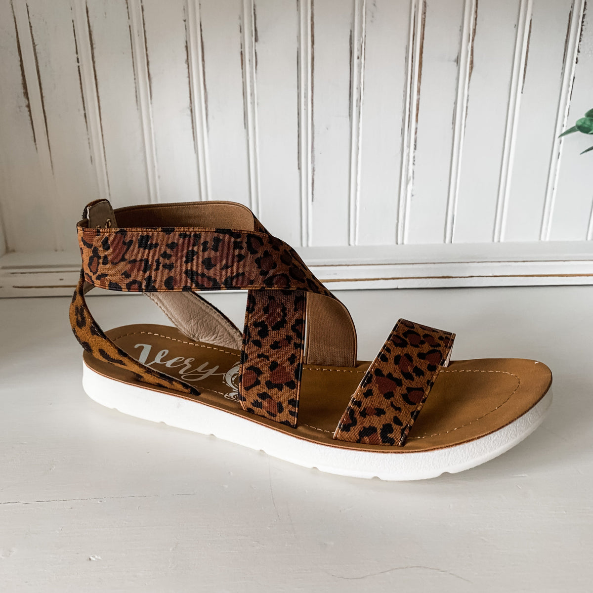 Misty Sandal - Leopard