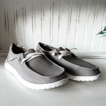 Holly Slip-on Shoe - Heavy Grey
