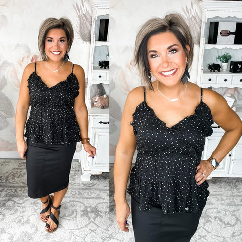 Long Awaited Love Peplum Tank