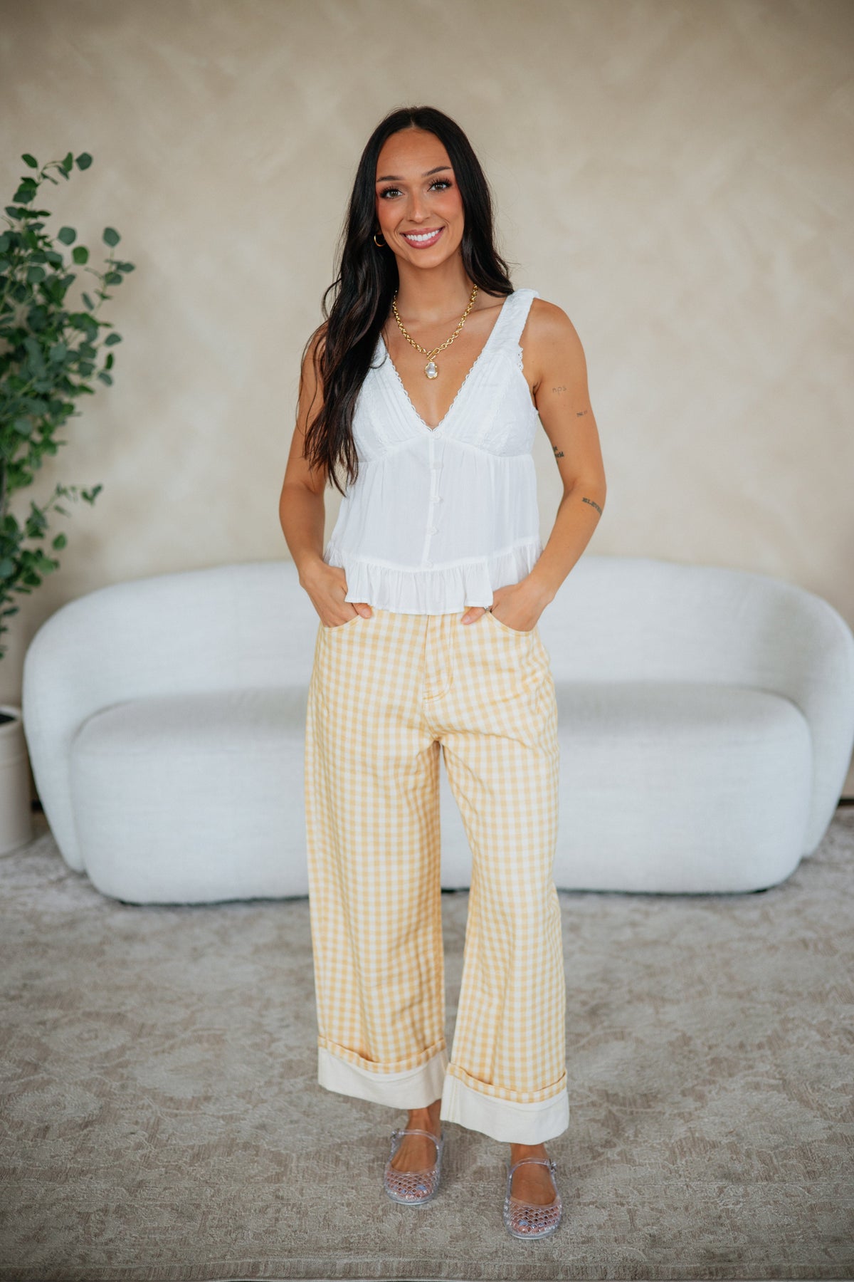 Scottie Gingham Pants
