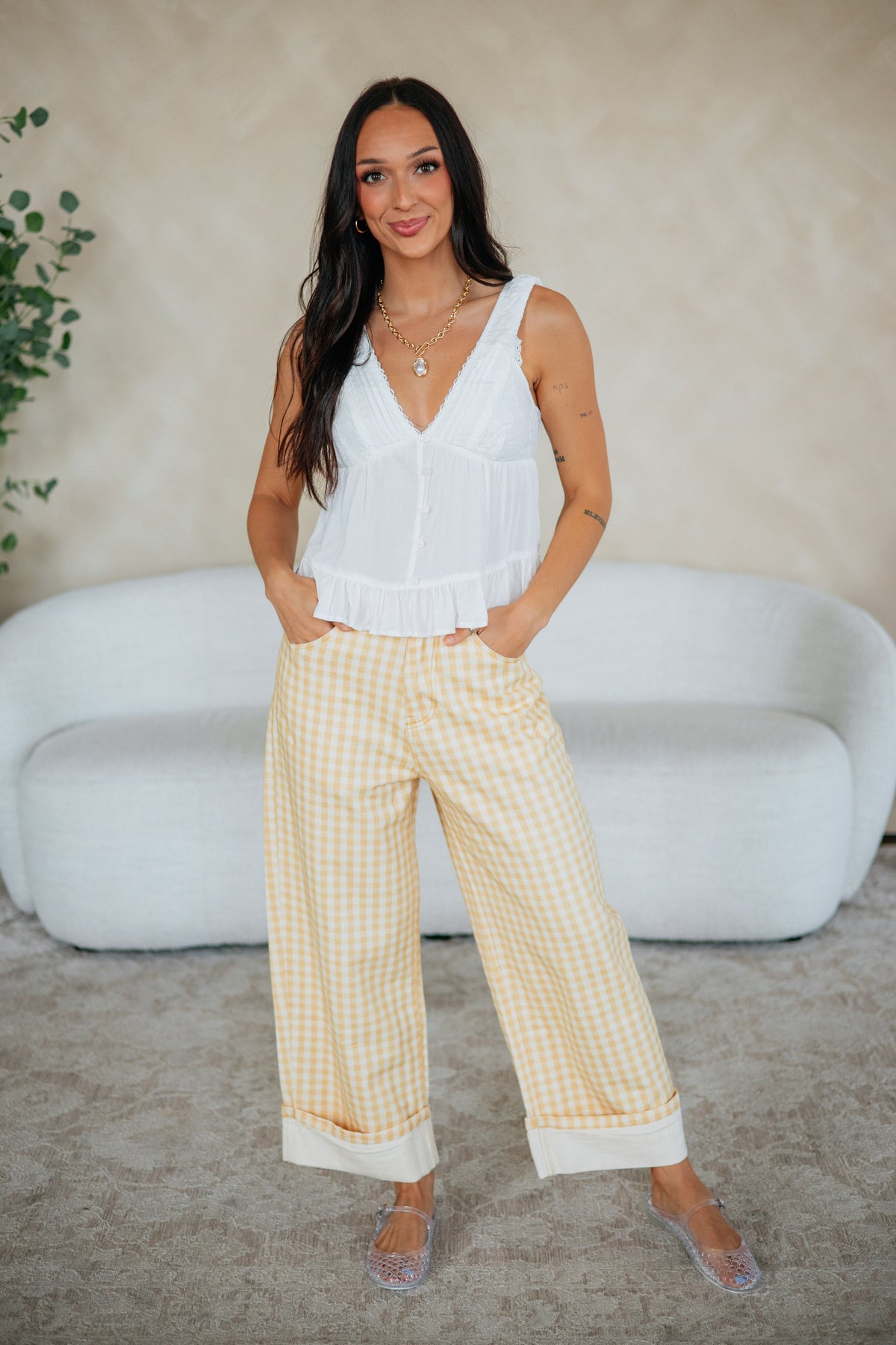 Scottie Gingham Pants