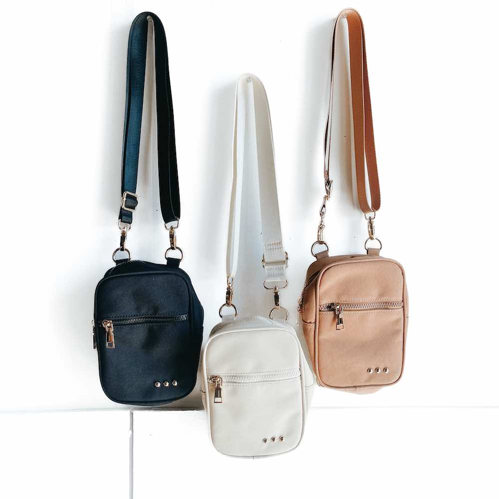 Maya Messenger Bag - Black