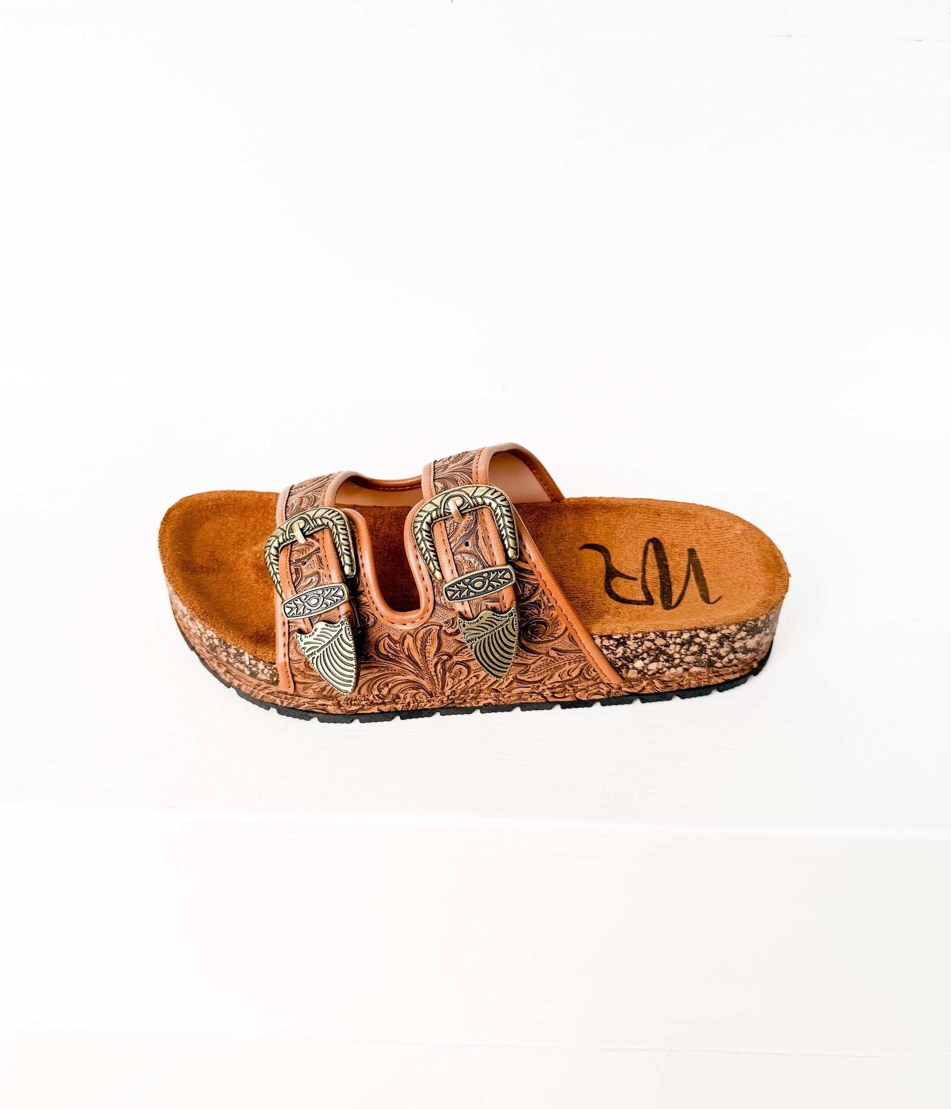 Morgana Western Sandal in Tan